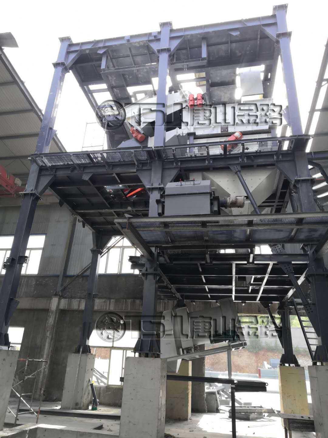 山东腾建时产100吨制砂生产线（在建）